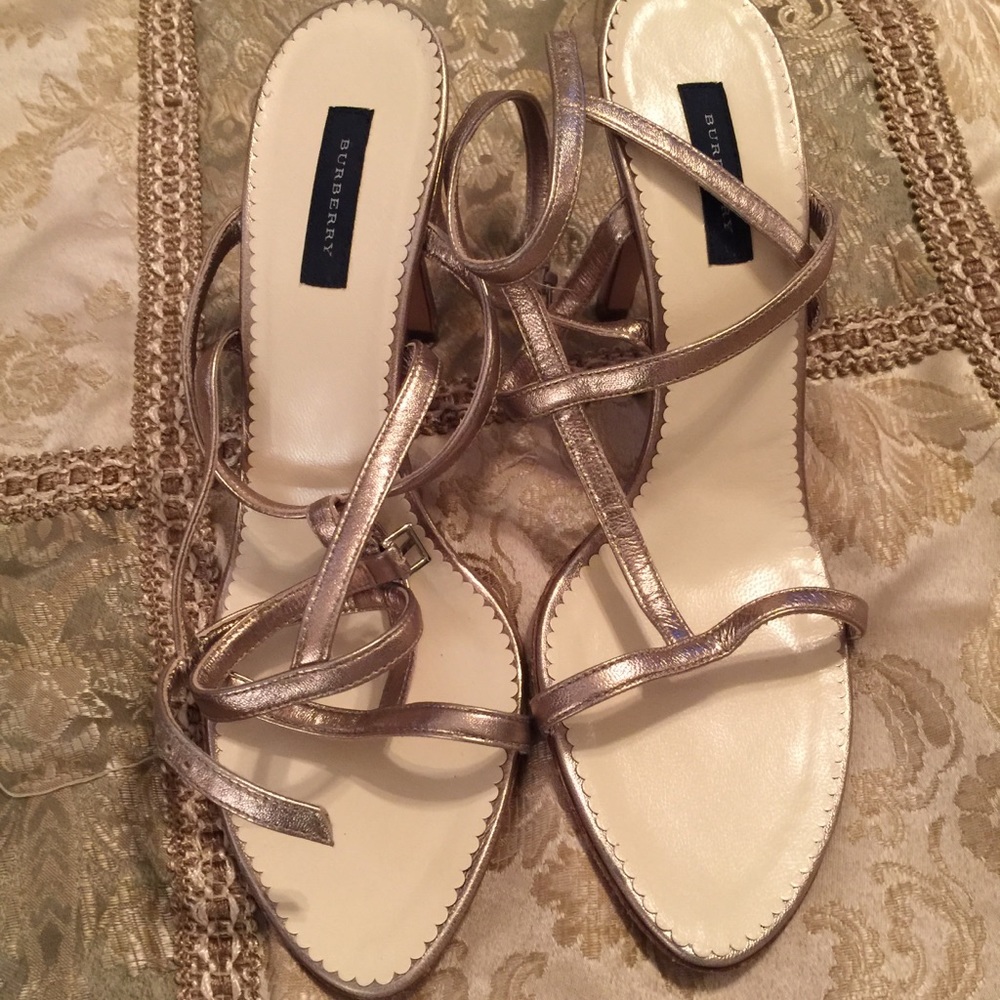 Burberry Strappy Heel